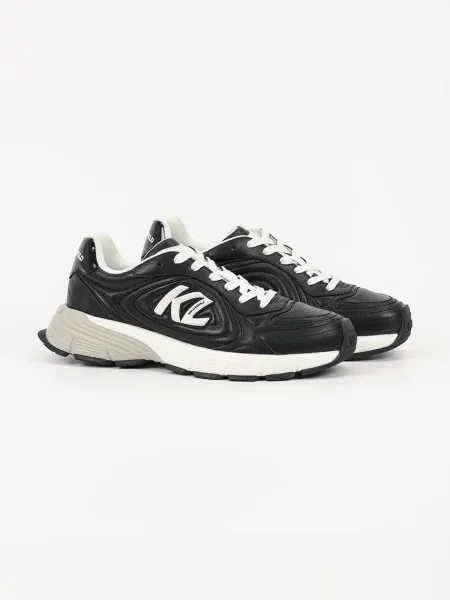 Karl Lagerfeld sneakersy skórzane ORION czarny