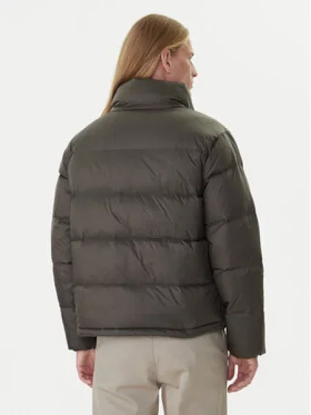 Vatovaná bunda Calvin Klein hnědá