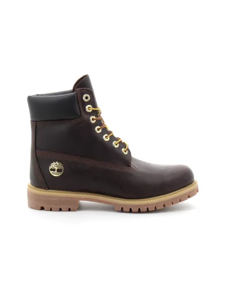 Buty do kostki Timberland skórzane brązowe