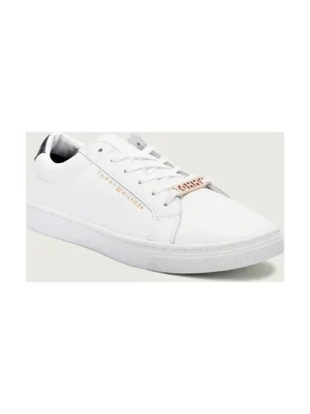Tommy Hilfiger Bőr tornacipő essential fehér
