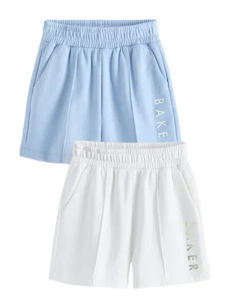 Baker by Ted Baker Pantaloni albastru alb