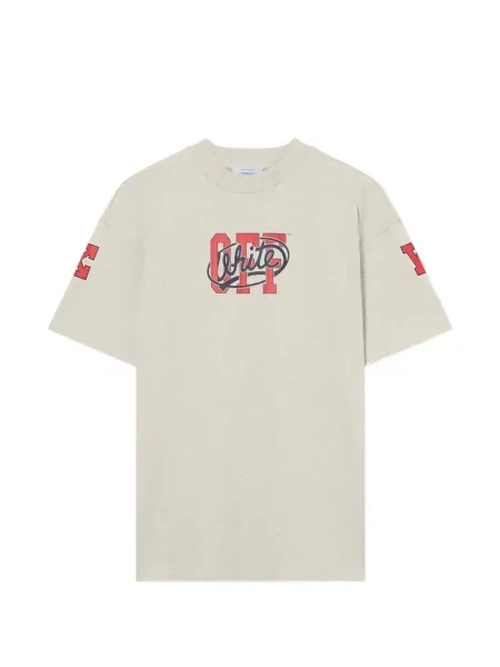 Tricou Off-white cu imagine alb