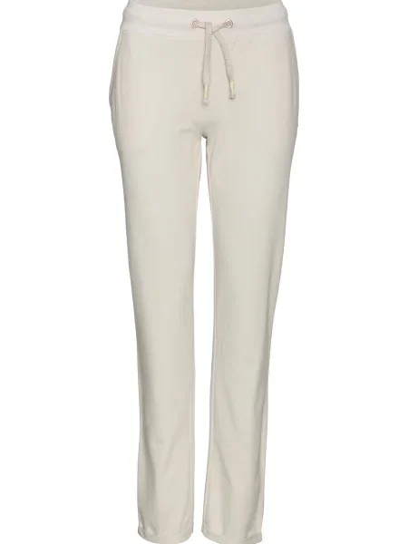 LASCANA Pantaloni de pijama natural alb