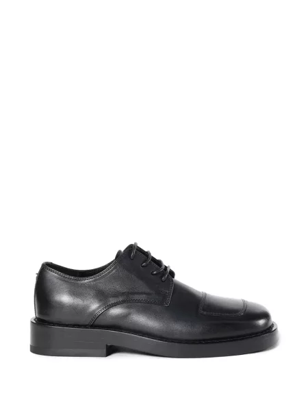 Pantofi derby Ann Demeulemeester cu șireturi din piele negru