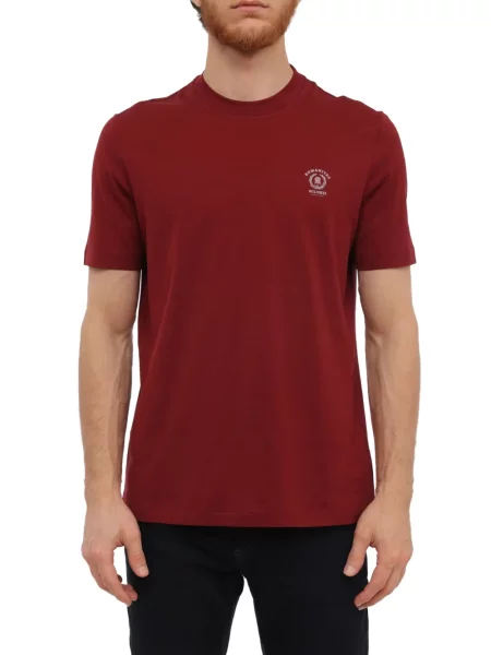 Tricou Brunello Cucinelli cu imagine roșu