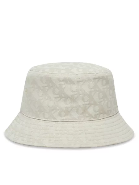Calvin Klein Šešir Logo Jacquard Bucket Hat bež