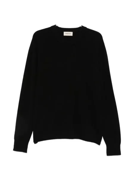 Pulover Atomo Factory cu decolteu rotund negru