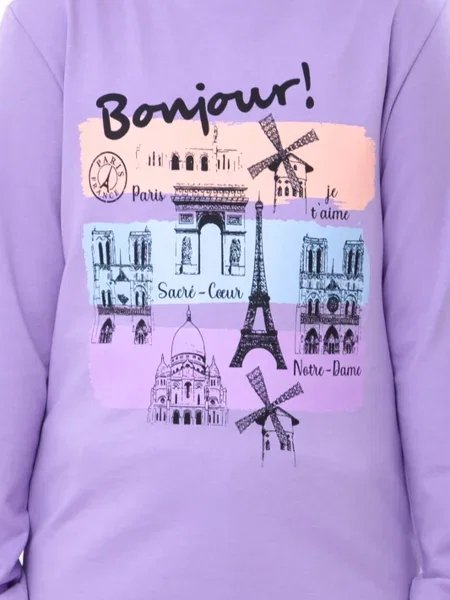 Дитячий Спортивний костюм Носи своє бузковий