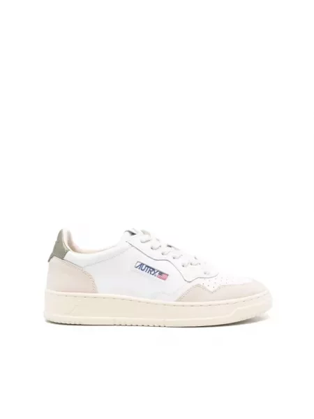 Sneakersy Autry zamszowe białe