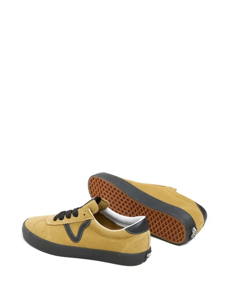 Sneakers Vans σουέντ κίτρινο