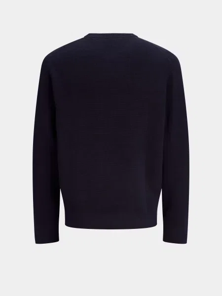 Джемпер JACK & JONES BLAMILANO STITCH KNIT CREW NEC темно-синій синій
