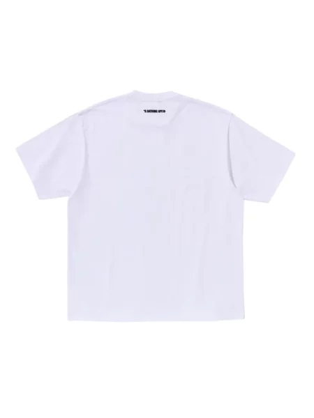Tricou A Bathing Ape® cu imagine alb