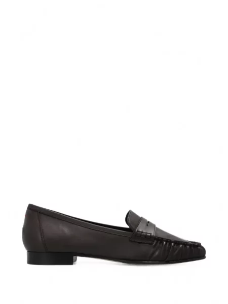Pantofi loafer Aeyde din piele maro