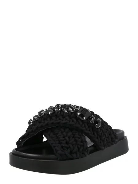 Női papucsok INUIKII Woven Stones black. Méret: 36 EU fekete