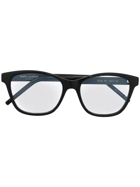 Ochelari de soare Saint Laurent Eyewear cu autograf negru
