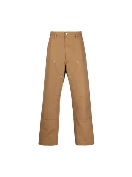 Spodnie Carhartt Wip brązowe