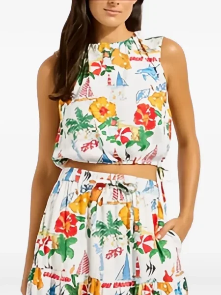 Talie bluză Seafolly alb