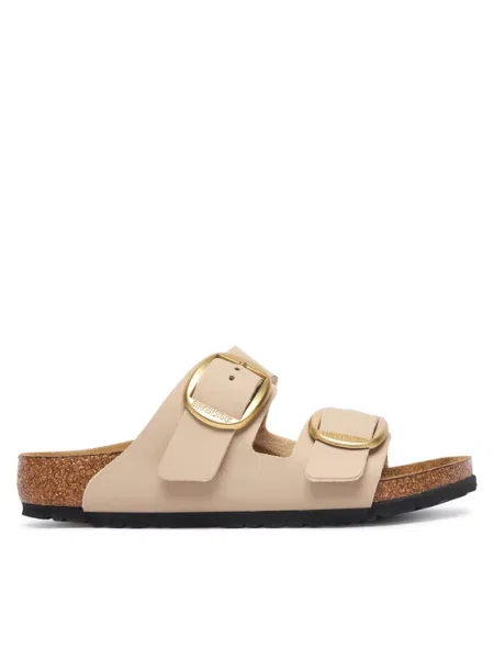 Šľapky Birkenstock Arizona Big Buckle Krémová