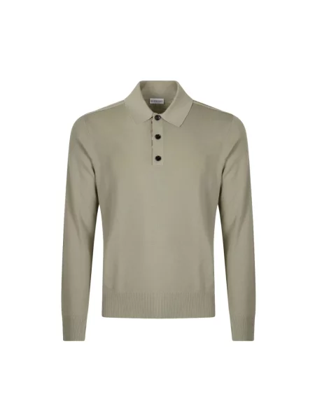 Dzianinowy sweter Burberry zielony