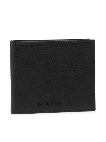 Emporio Armani Portofel Mic pentru Bărbați negru