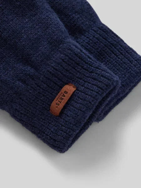 Rękawiczki z detalem z logo model ‘HAAKON’ Barts granatowe