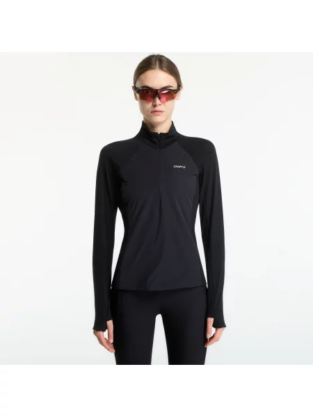 Tricou Craft Wool Wind HZ LS Black M negru