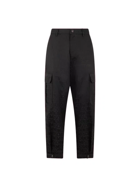 Spodnie Moschino czarne