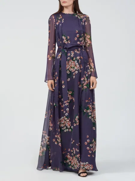 Платье Rochas фиолетовое