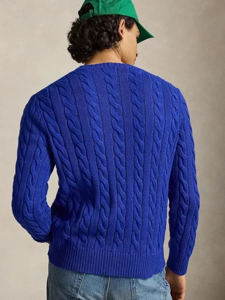 Polo Ralph Lauren svetr pánský modrý