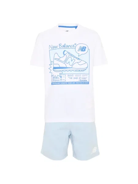 Komplet dresowy dziecięcy New Balance biały