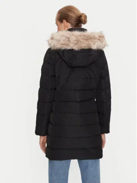Vatovaná bunda Tommy Hilfiger černá