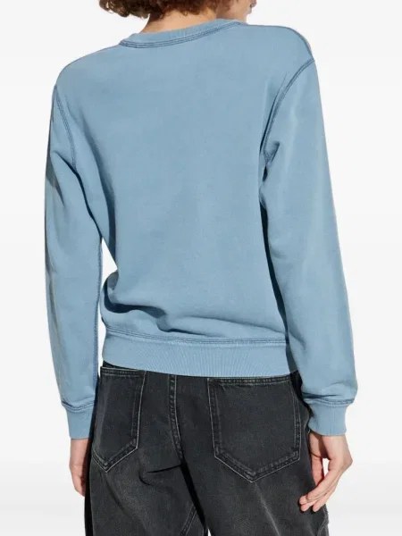 Hanorac Marant Etoile cu broderie albastru