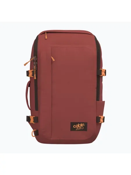 CabinZero Adventure 32 l sangria red turistický batoh červený