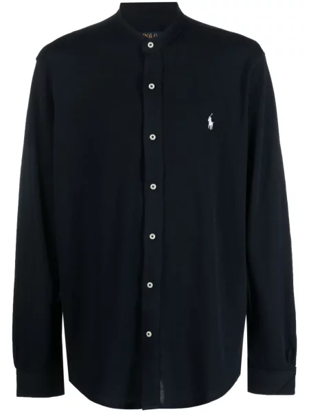 Κιλότα Polo Ralph Lauren κασμίρ με αγκράφα μπλε