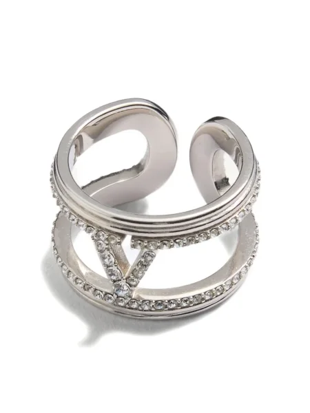 Jeansy Valentino Garavani w serca srebrne