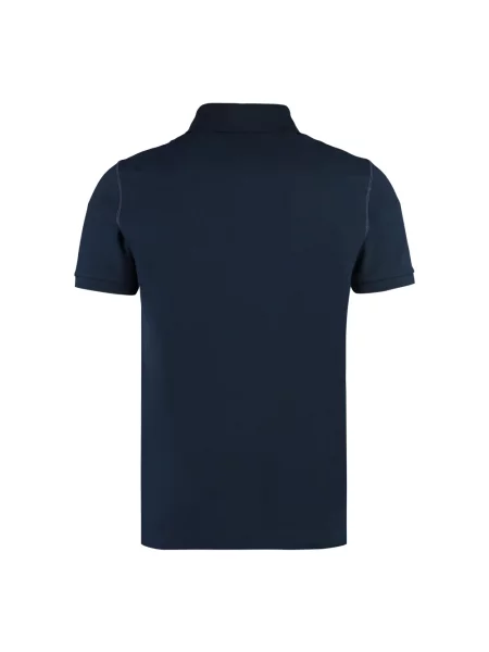 Koszulka polo Dolce And Gabbana z krótkim rękawem niebieska