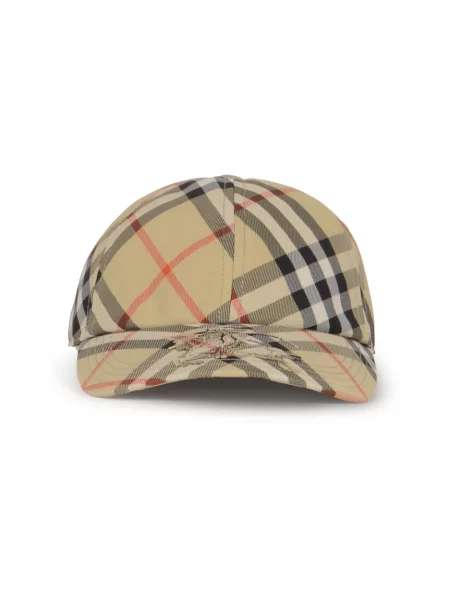 Czapka z daszkiem Burberry z logo beżowa