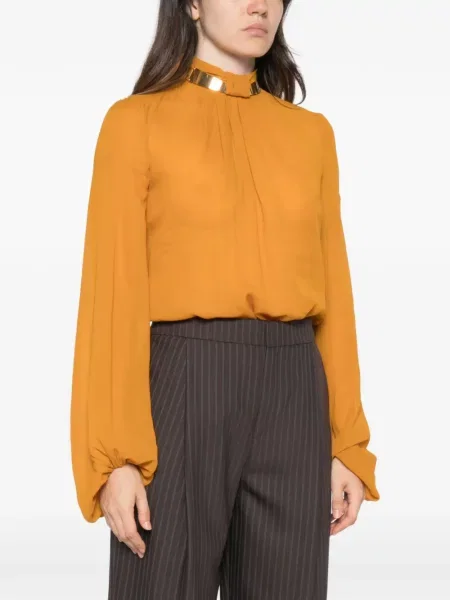 Bluză Elisabetta Franchi portocaliu