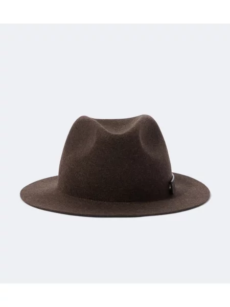 Klobúk Zegna hnedá