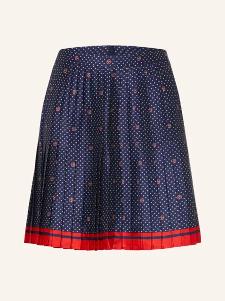 Claudie Pierlot Plisowana Spódnica blau beżowa