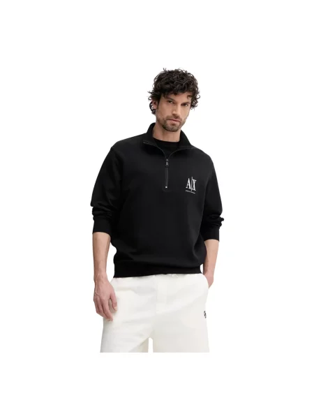 Bluza rozpinana Armani Exchange czarna