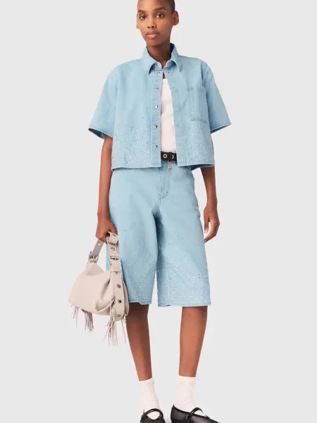 Сорочка Maje блакитна
