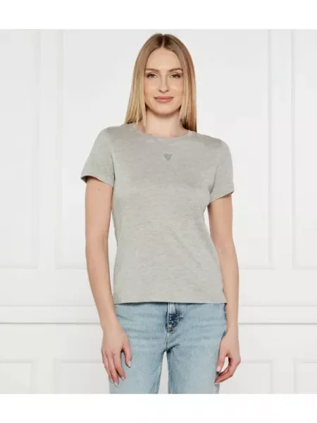 GUESS Póló | Longline Fit szürke