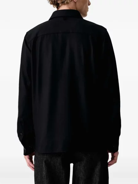 Μακρύς πουκάμισο Rag & Bone μαύρο