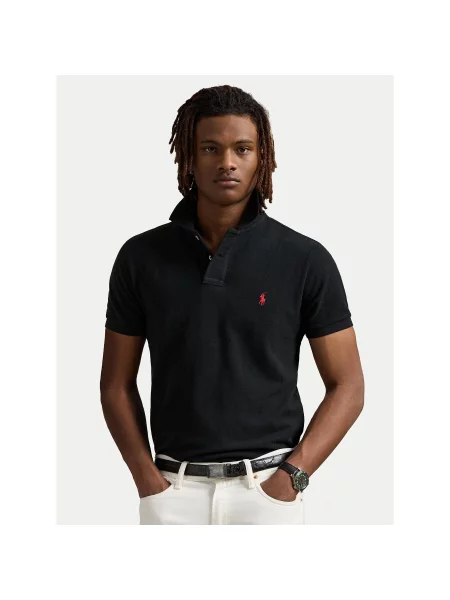 Polo Ralph Lauren Polo marškinėliai Core Replen Custom juoda
