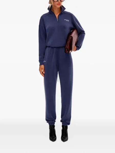 Pantaloni Annafoxy alergare albastru