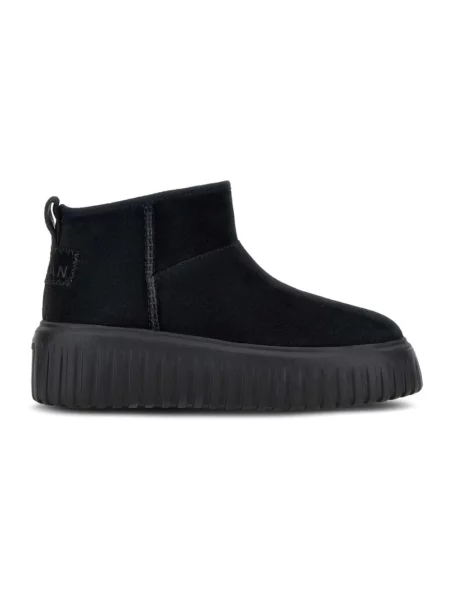 Buty do kostki Hogan skórzane czarne