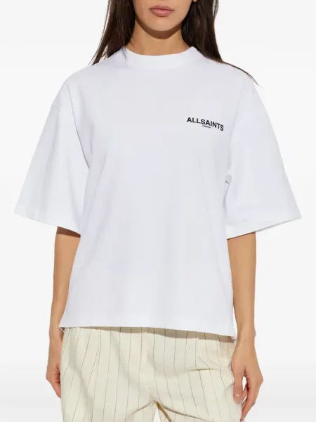 Tricou Allsaints cu imagine alb