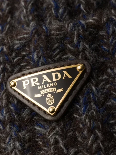 Căciulă Prada de lână albastru