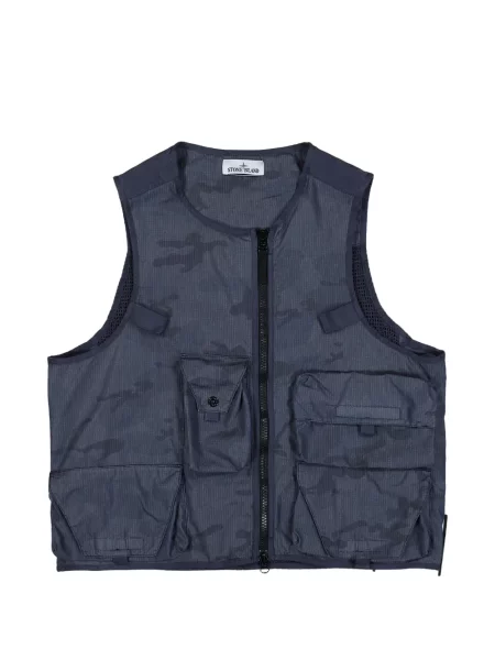 Vestă Stone Island cu strasuri albastru